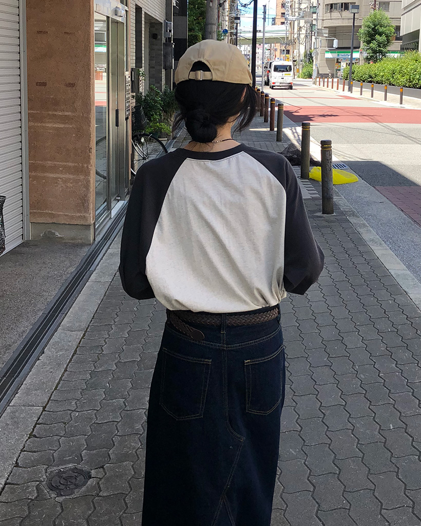 OSAKA TOIN WHIRL WIND 長袖T ユニセックス)ラグラン袖ポイント長袖Tシャツ | ファッション