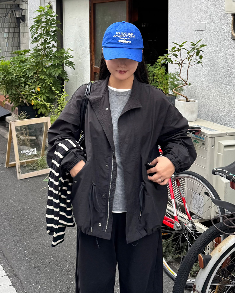 ユニセックス)ハイネックジッパーモッズコート | ファッション通販