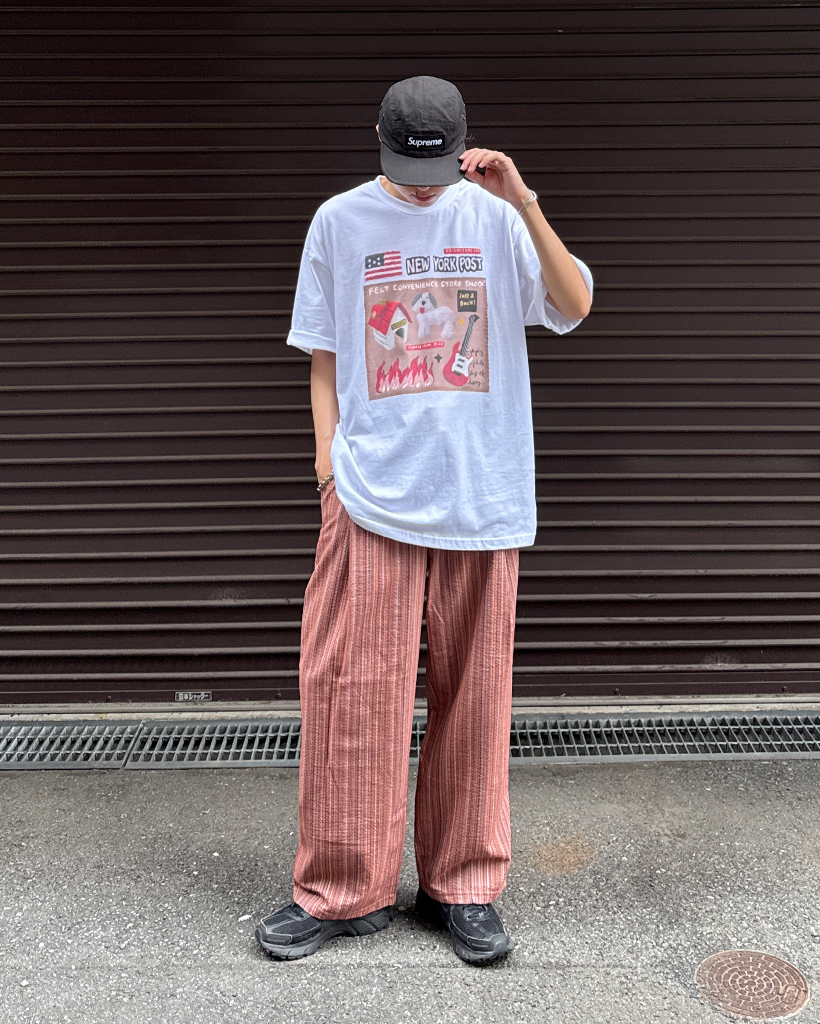 lMaxMara★ストライプサマーパンツ lMaxMara☆ストライプサマーパンツ マルチストライプイージー