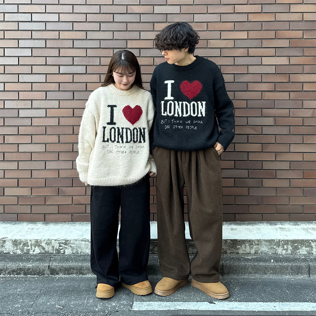 ユニセックス）ラブロンドンニット | ファッション通販サイト NUGU