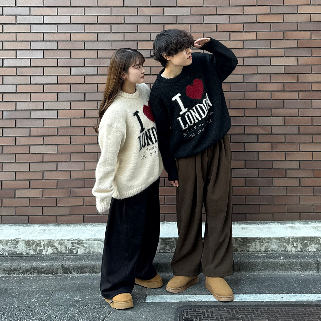 ユニセックス）ラブロンドンニット | ファッション通販サイト NUGU