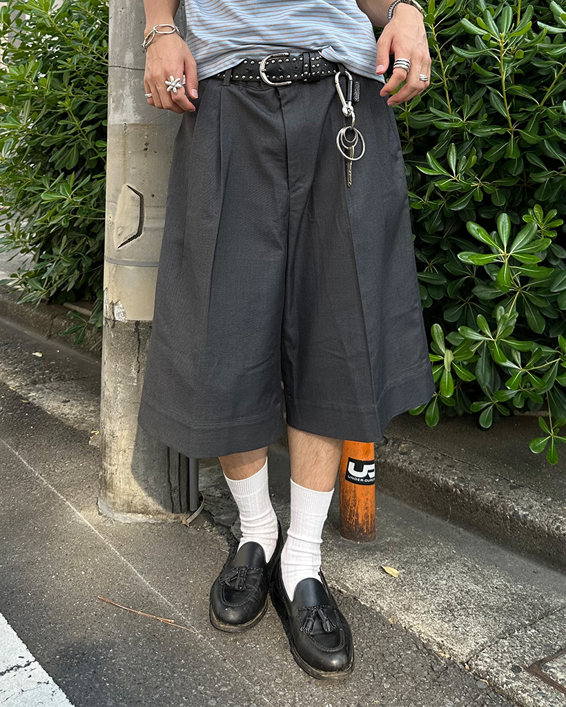 ZOO YORK Futura ズーヨーク フューチュラ パンツ ユニセックス) ツータックバミューダスラックス | ファッション
