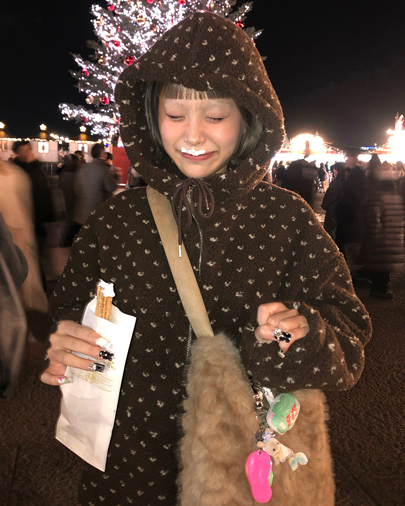 ハートボアダブルジップパーカー