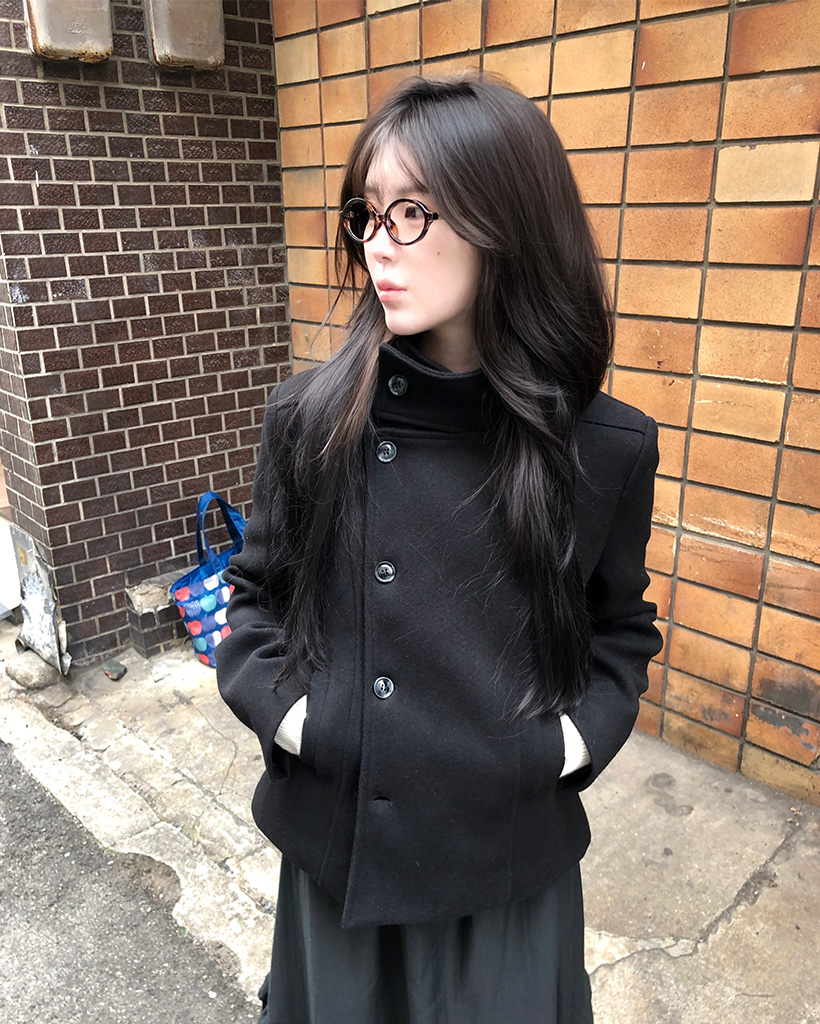 ハイネックダブルジャケット