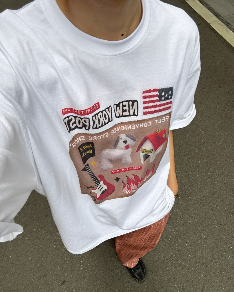 House on the hill Tシャツ&パンツセット　heart ドッグハウスプリントハーフTシャツ | ファッション通販サイト NUGU