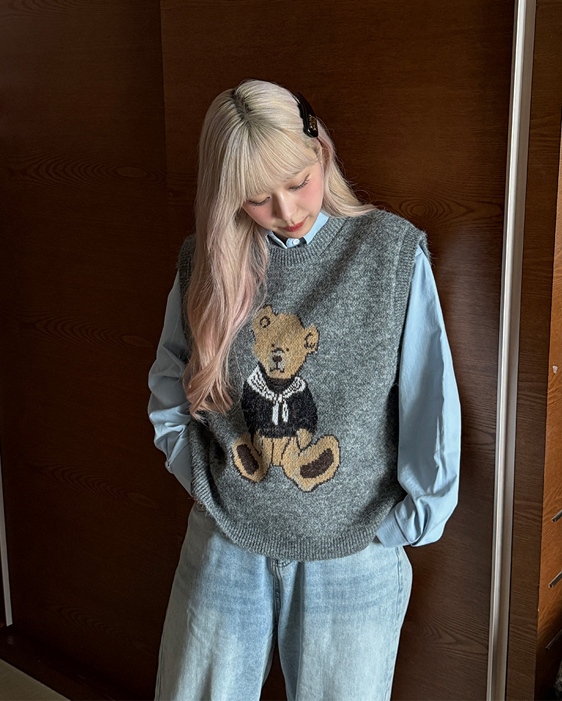 mishaandpuff 23aw ニットベスト mishaandpuff 23aw ニットベスト mishaandpuff 23aw ニットベスト