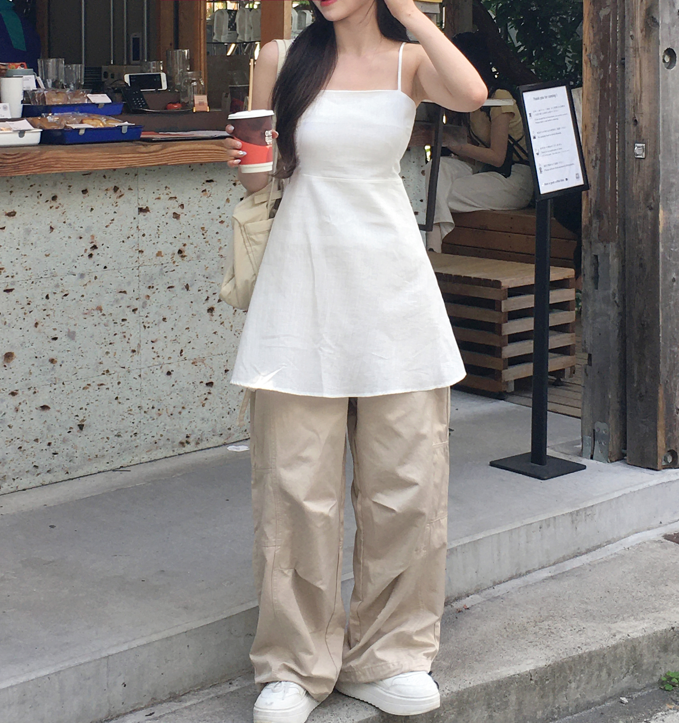 タック入りウォッシュデニムハーフパンツ | ファッション通販