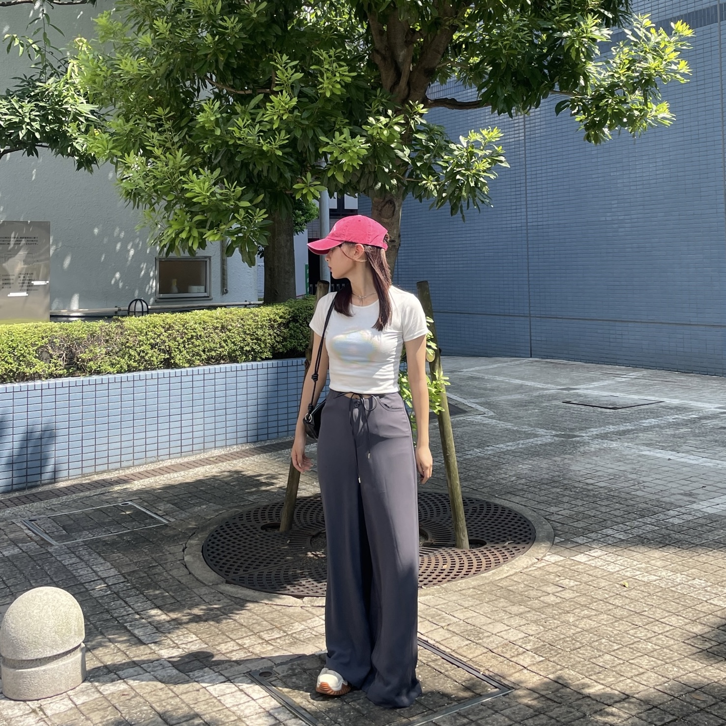 ドローコードベルト付きイージーフレアパンツ≪洗濯機で洗える