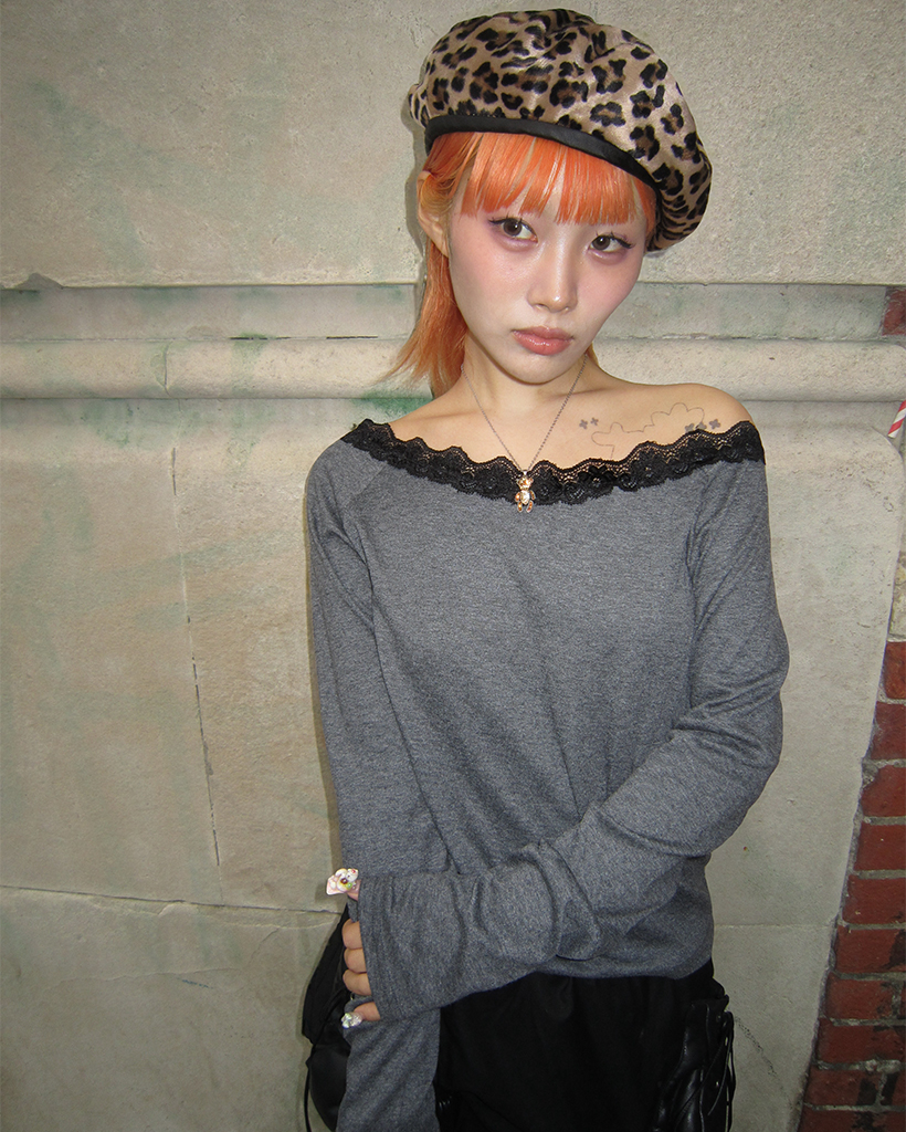 WHITENIXXX　neighborhood ベレー帽　レオパード ankoROCK 帽子 ベレー帽 an meets zakka レオパードベロアベレー