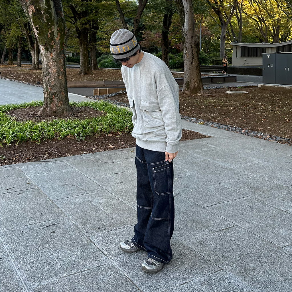 ユニセックス) ステッチポイントデニムパンツ | ファッション
