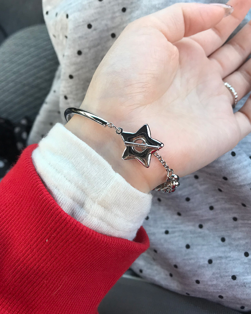 スターチェーンブレスレット