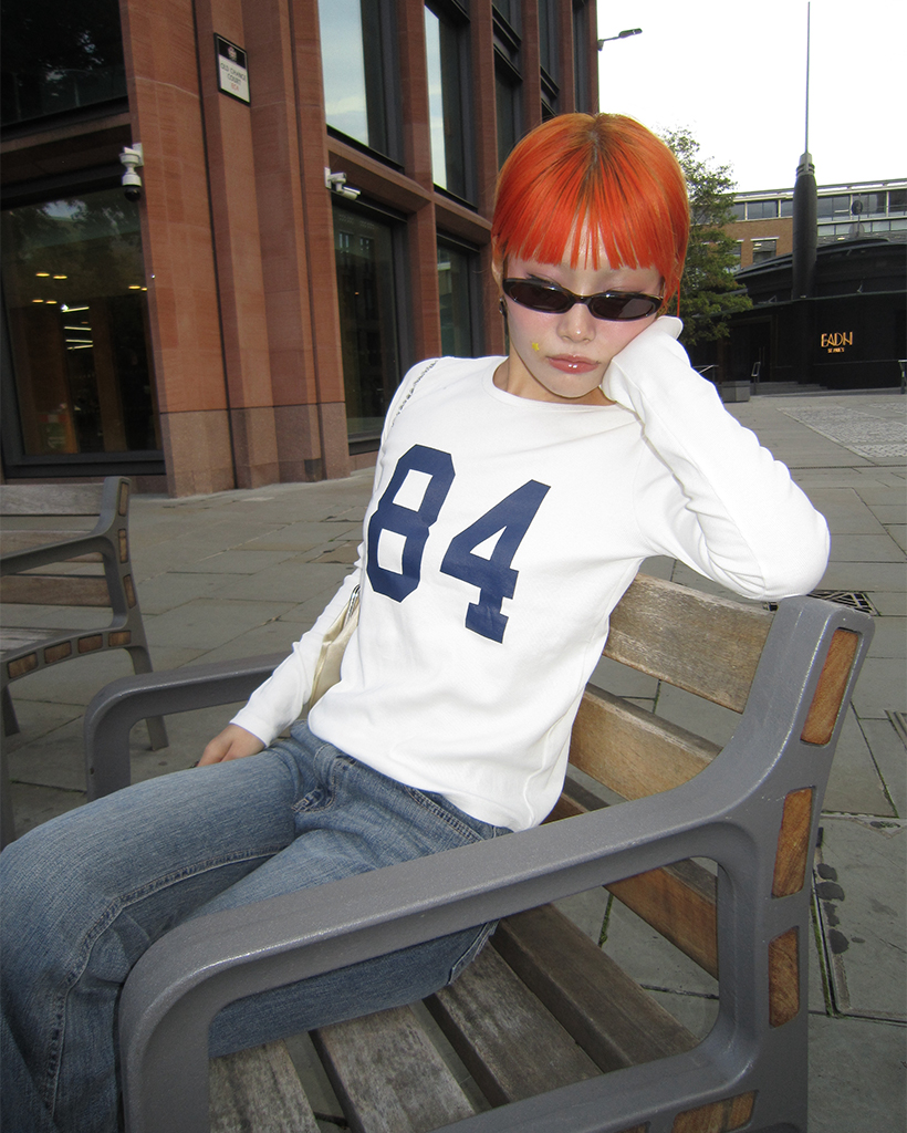 84セミクロップドロングTシャツ | ファッション通販サイト NUGU