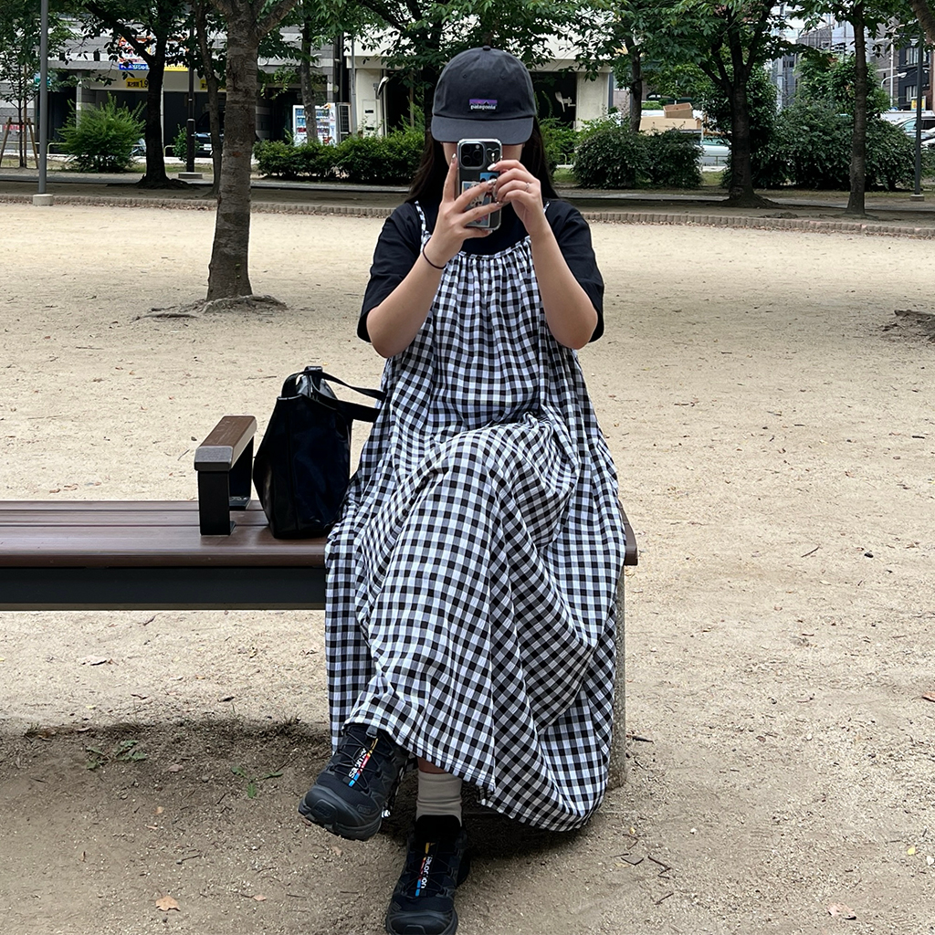 最新BEAUTY&YOUTH ノースリーブチェックロングワンピース 最新BEAUTY&YOUTH ノースリーブチェックロングワンピース - メルカリ