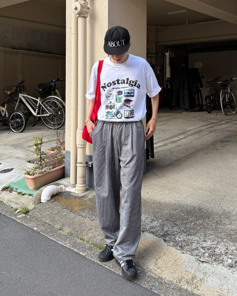 nostalgiaグラフィックハーフTシャツ | ファッション通販サイト
