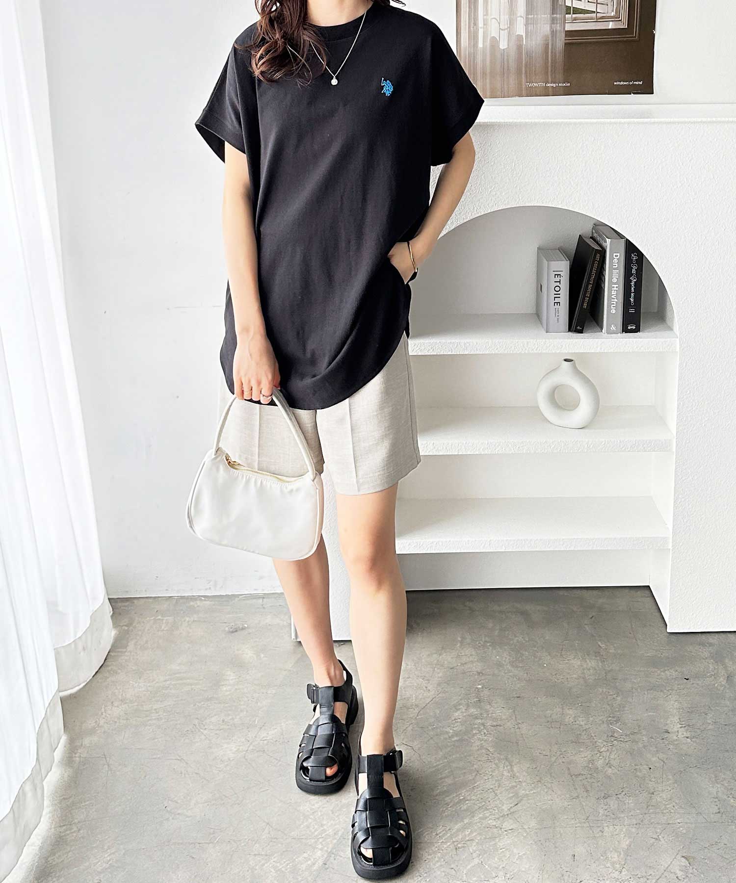 GeeRA別注【新色追加】U.S. POLO ASSN.別注 綿100％フレンチ