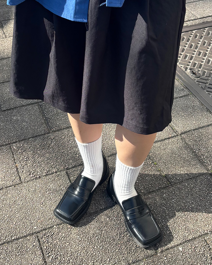 スクエアベーシックローファー