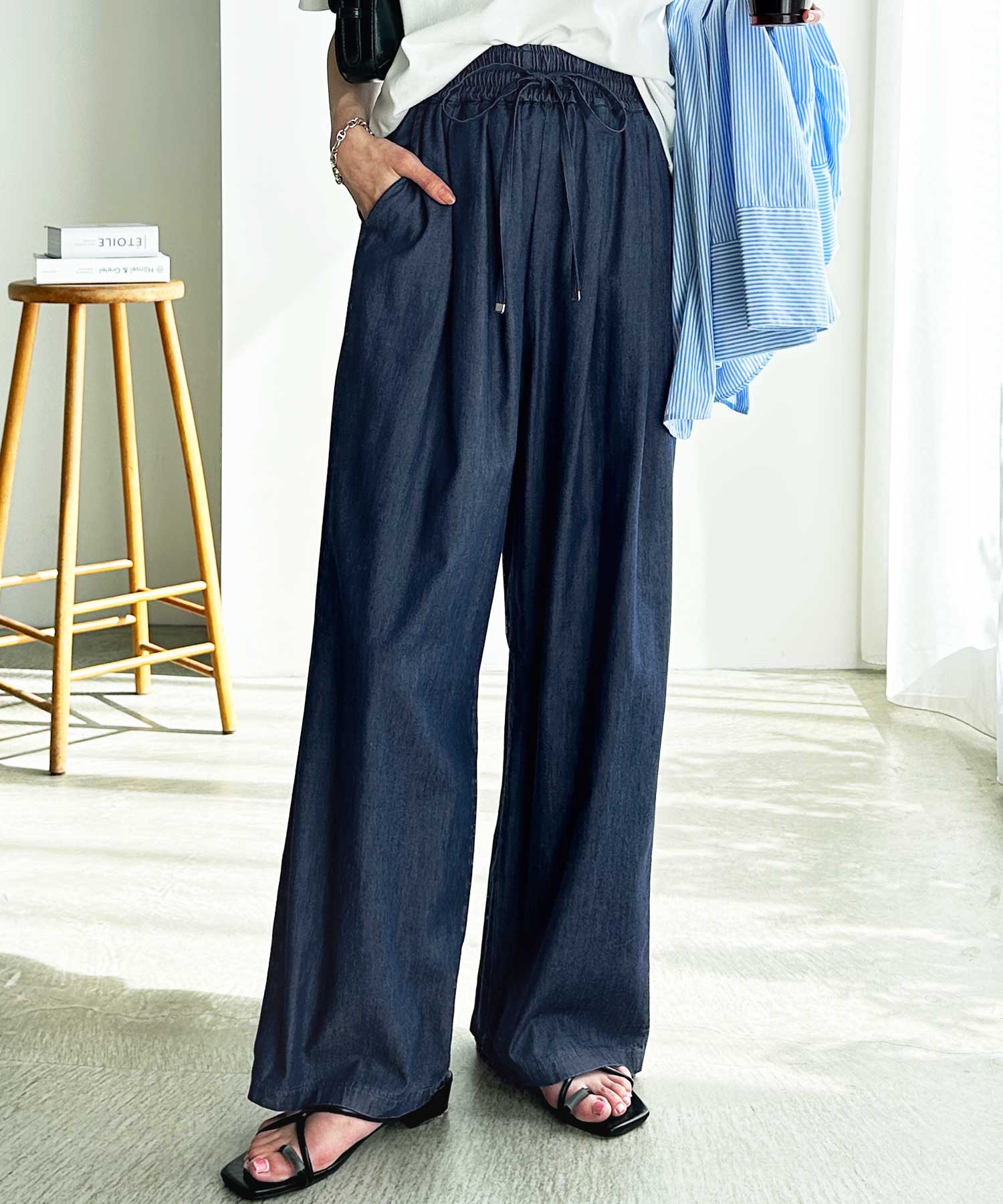 COOTIE デニム　イージーパンツ　ワイド　ネイバー　wtaps saint IMG_4319_exPRzlm.jpg