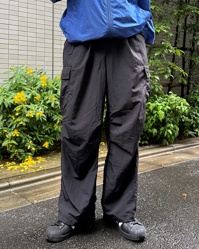 goodenough パラシュートパンツ　初期　ネイビー グッドイナフ パラシュートパンツ 最初期 goodenough flight