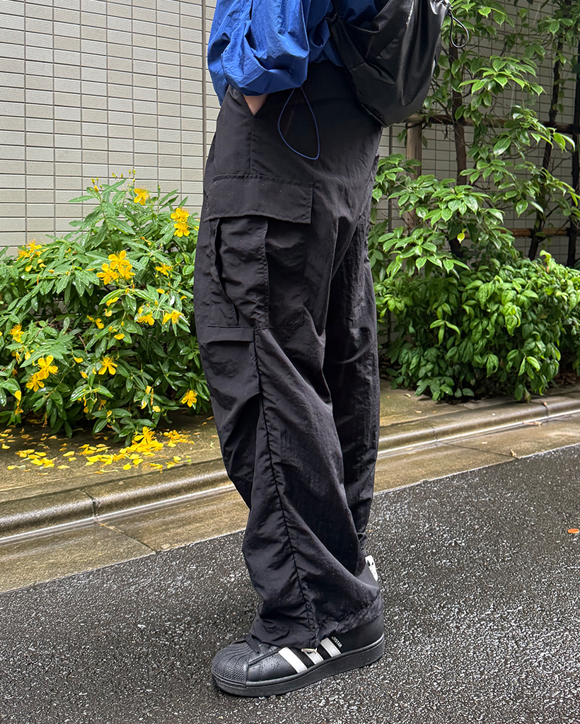 ROCATER　HECTIC　パラシュートデニムパンツ　ジョガー 楽天市場】SALE 高 デ ザ イ ン 性「 パラシュート パンツ 」 裾