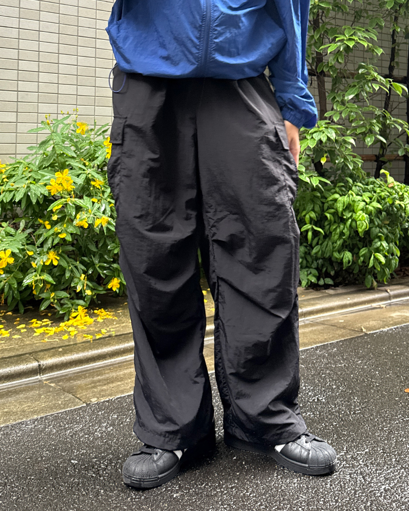FATIGUE SLACKS カーゴパンツ ブラック Mショート FP009・