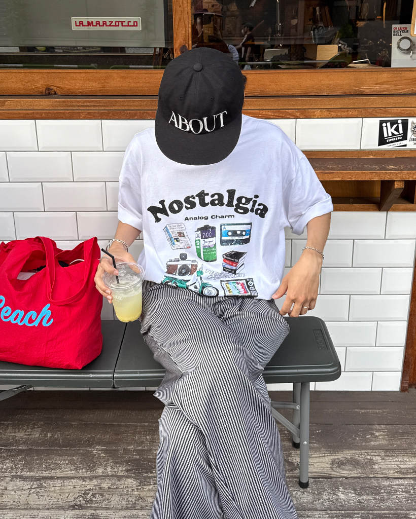 nostalgiaグラフィックハーフTシャツ | ファッション通販サイト