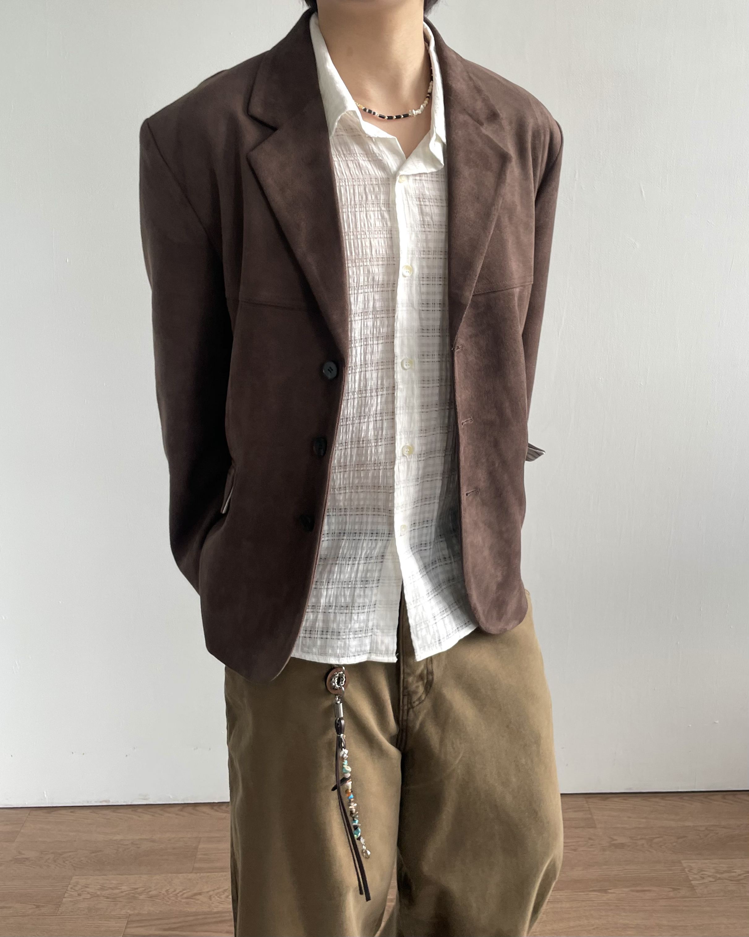 スエードブレザージャケット | ファッション通販サイト NUGU