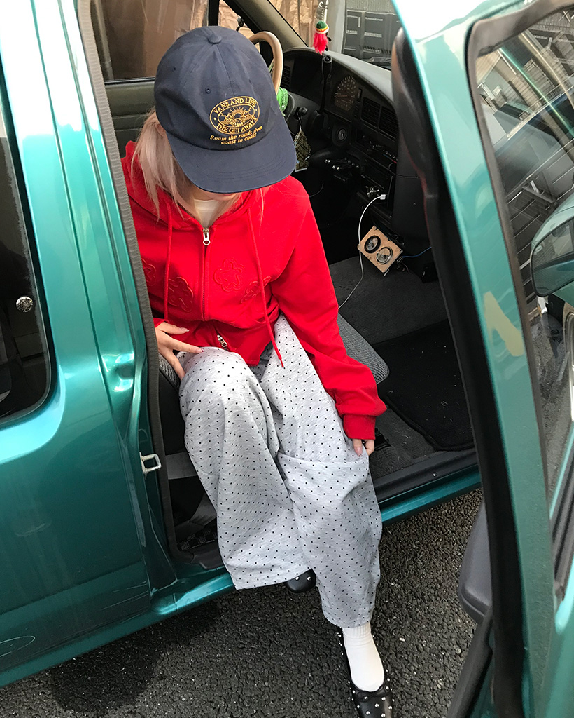 フラワーパッチパーカー