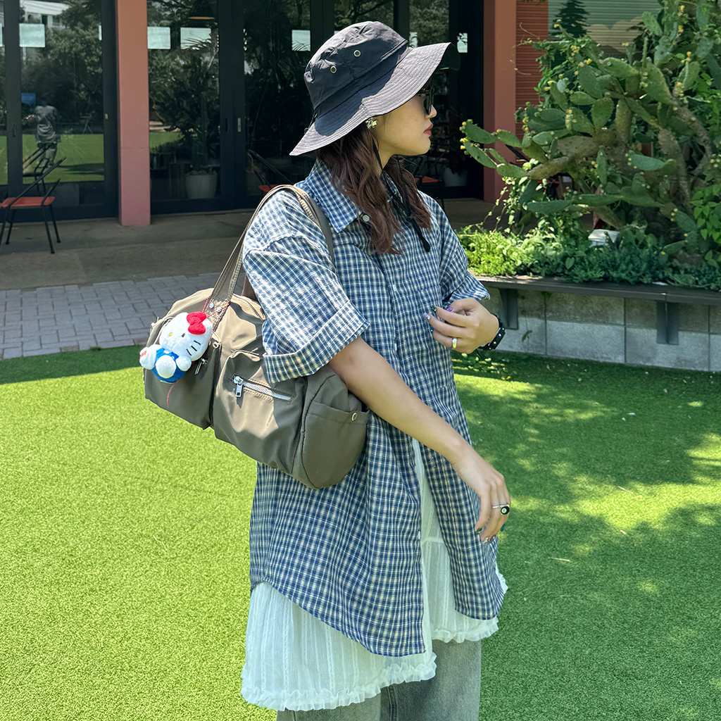 [NUYET] ★ boston bag (2色) 2ポケットボストンバッグ | ファッション通販サイト NUGU