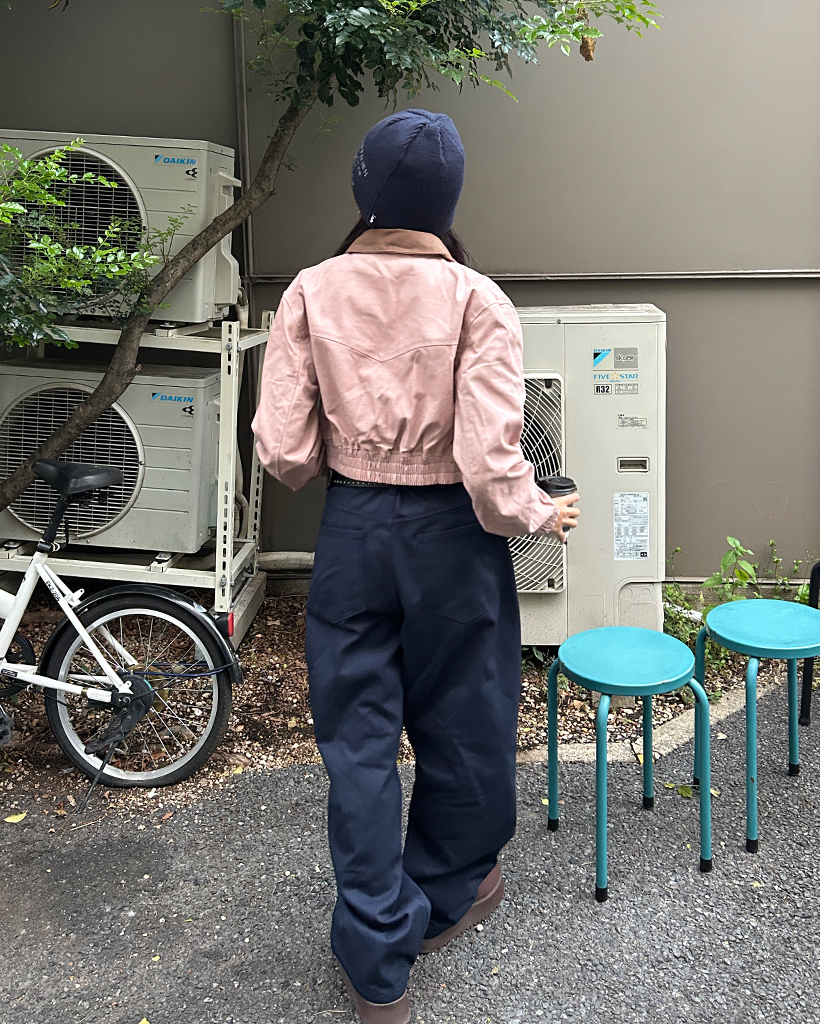 スラッシュポケットバイカラーダブルジップジャケット | ファッション