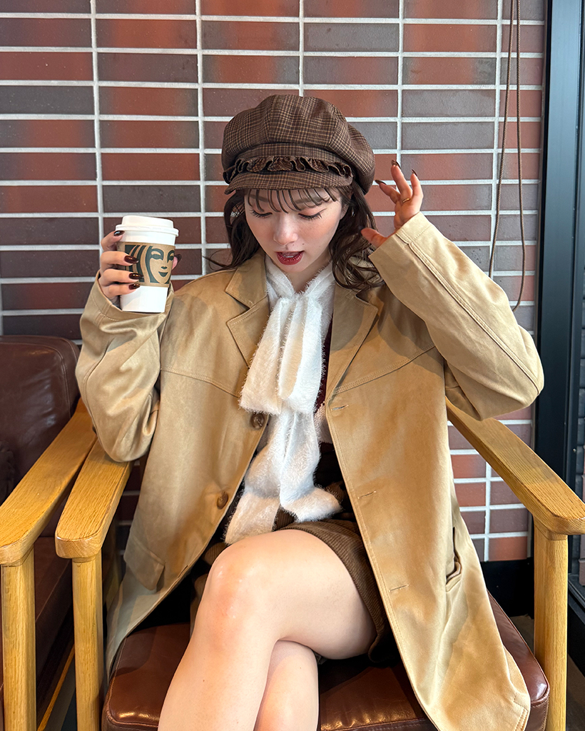 スエードオーバーフィットジャケット | ファッション通販サイト NUGU