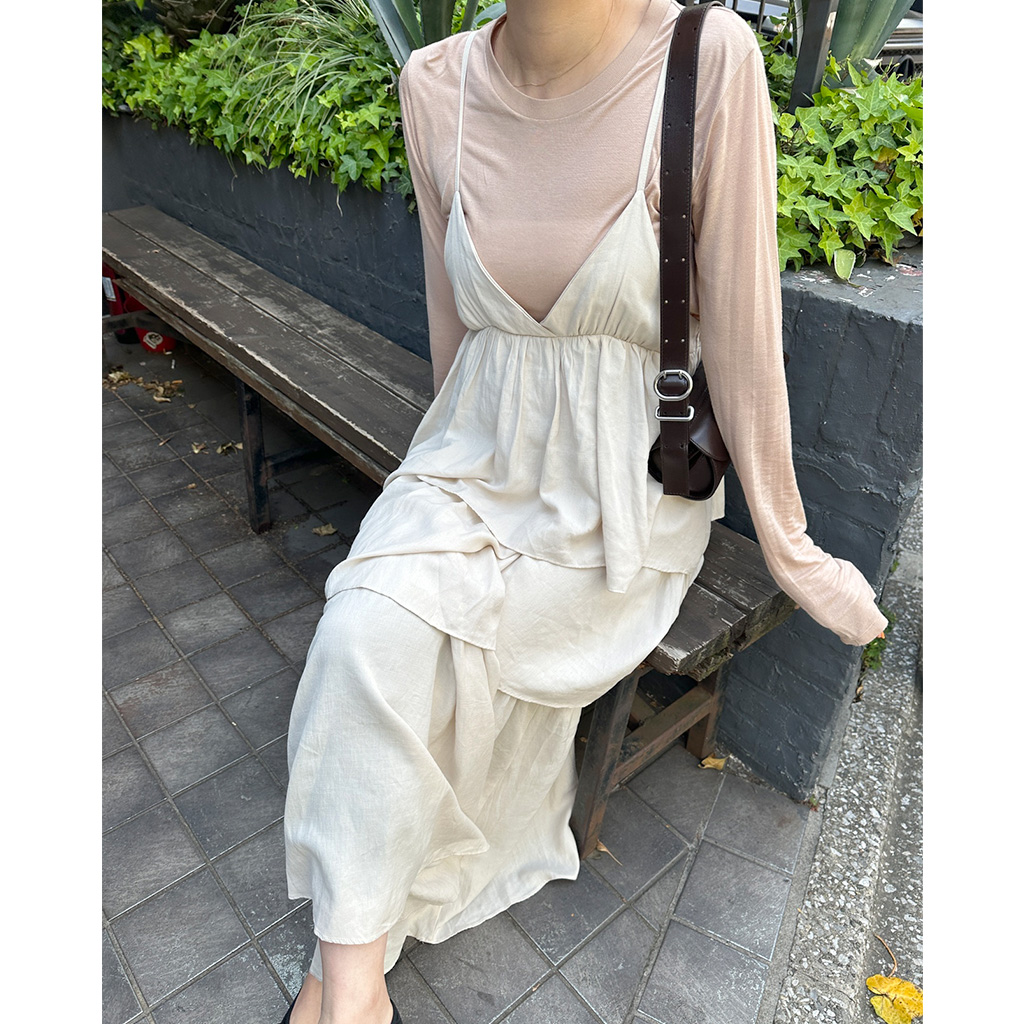 triple cancan sleeveless ops キャミワンピース triple cancan sleeveless ops | ファッション通販サイト NUGU