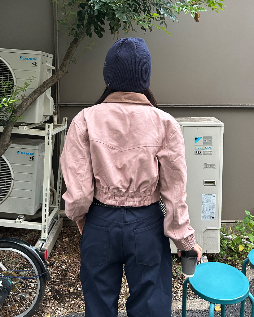 スラッシュポケットバイカラーダブルジップジャケット | ファッション