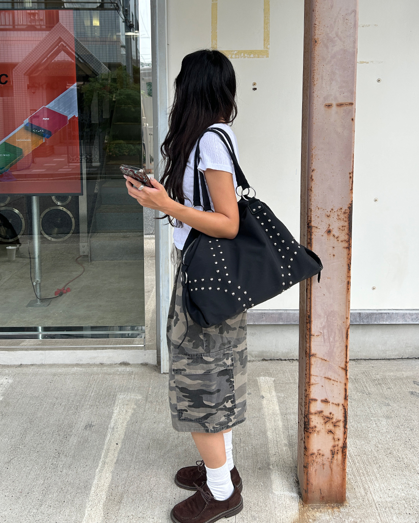 90s Triple5Soul チョコチップ 迷彩 カーゴ バギーパンツ W42 90s