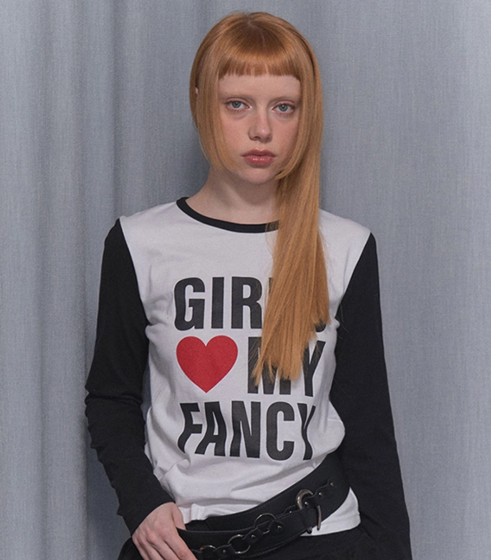 Influencer pick] GIRLS MY FANCY LONG SLEEVE (BLACK)_F24ZB068