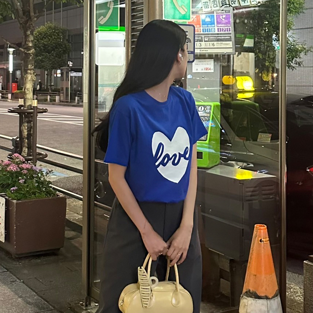 ハートラブロゴTシャツ | ファッション通販サイト NUGU