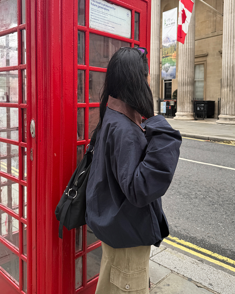 ユニセックス）ドローコードヘムバイカラーブルゾン | ファッション