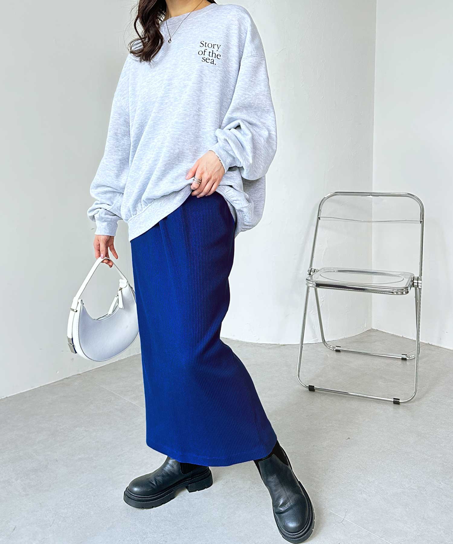 【タグ付き新品】Plageリブ編み タイトスカート ロング OUTLET】Roxy PLAYA MORNING SKIRT ロングタイトスカート