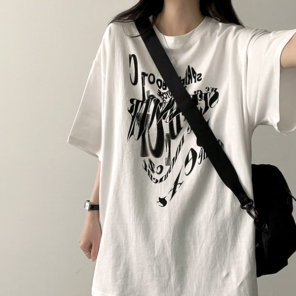 オーバーサイズ半袖Tシャツ | ファッション通販サイト NUGU
