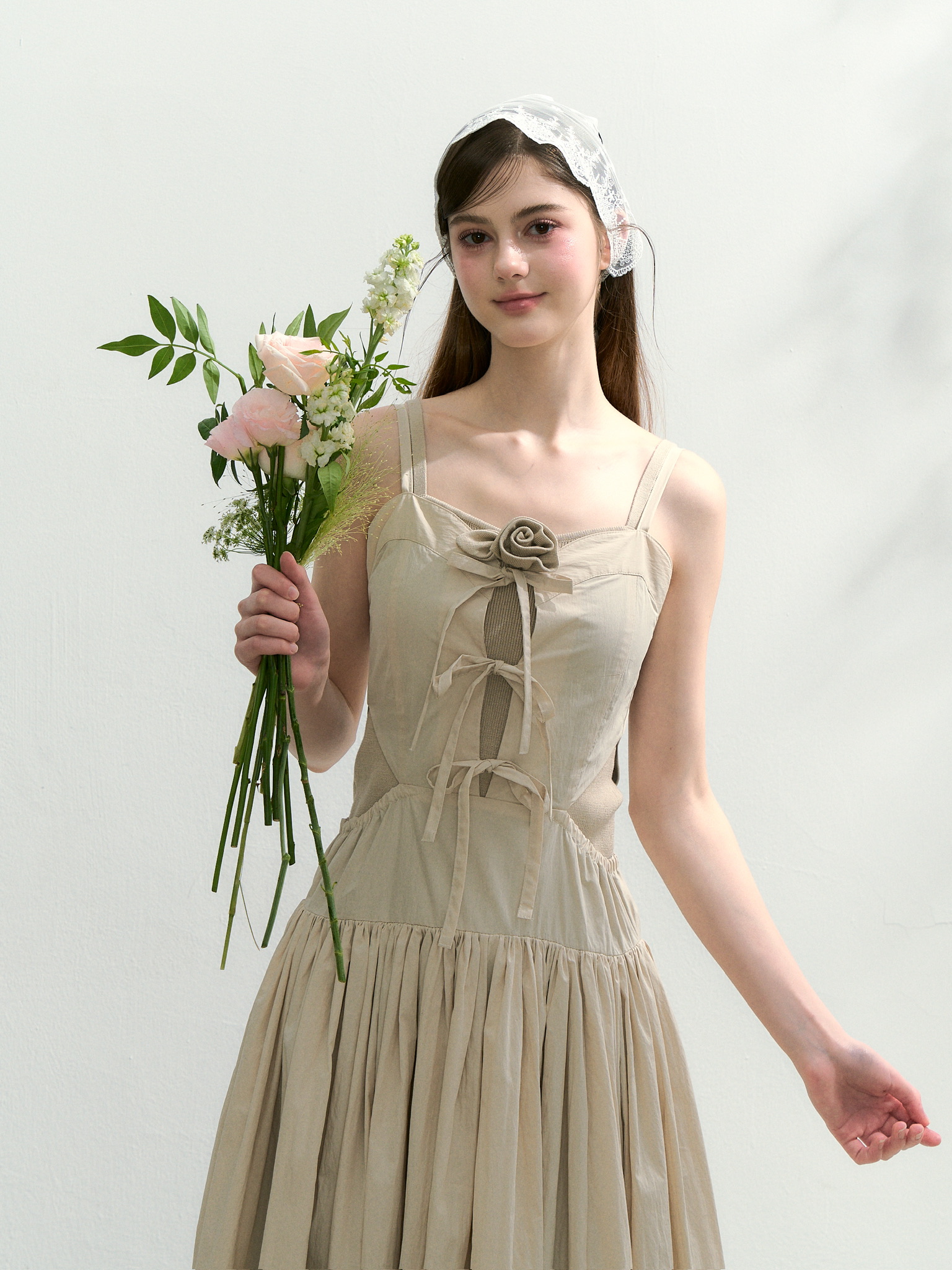 ribbon slit summer one-piece | ファッション通販サイト NUGU