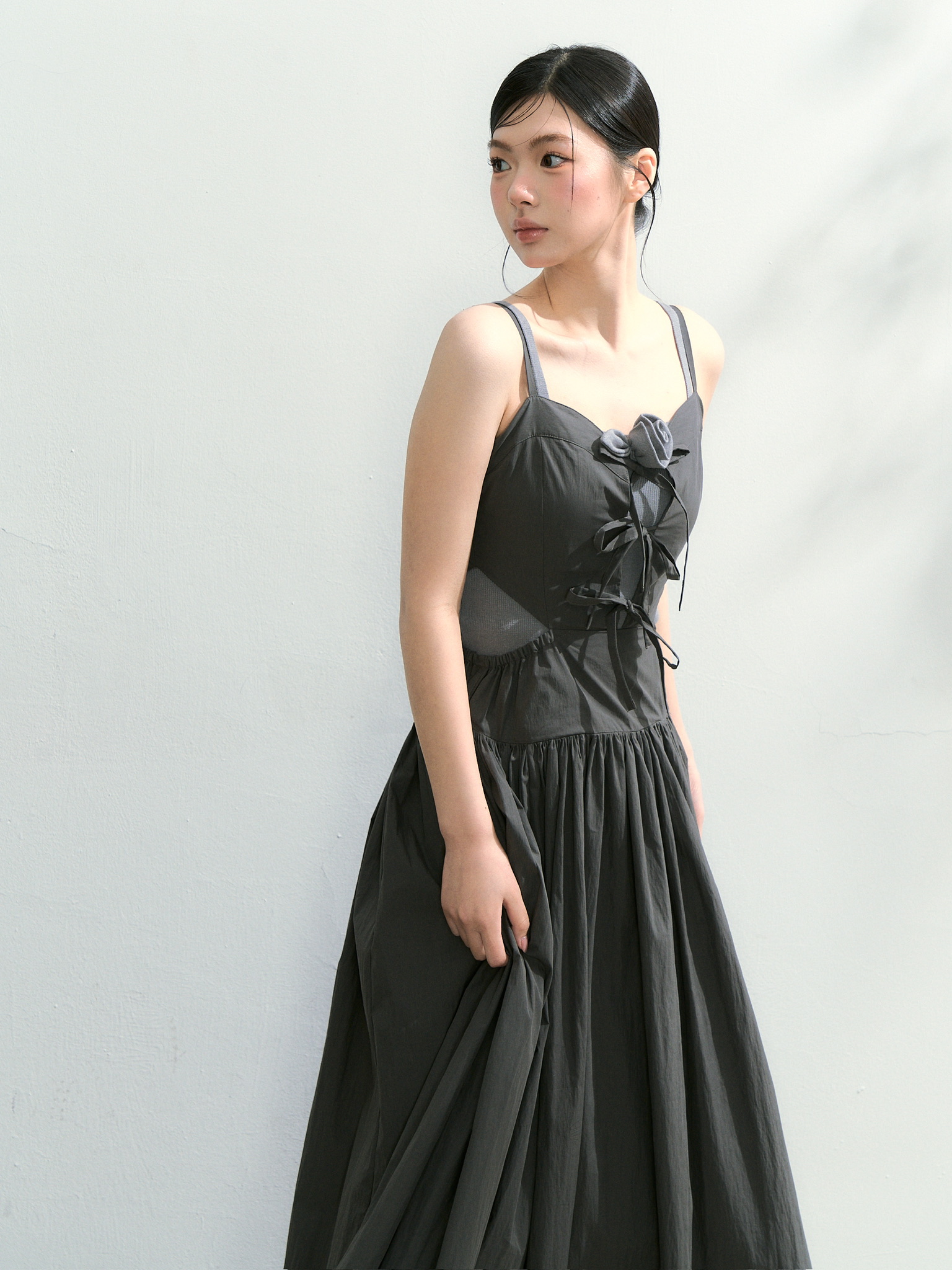ribbon slit summer one-piece | ファッション通販サイト NUGU