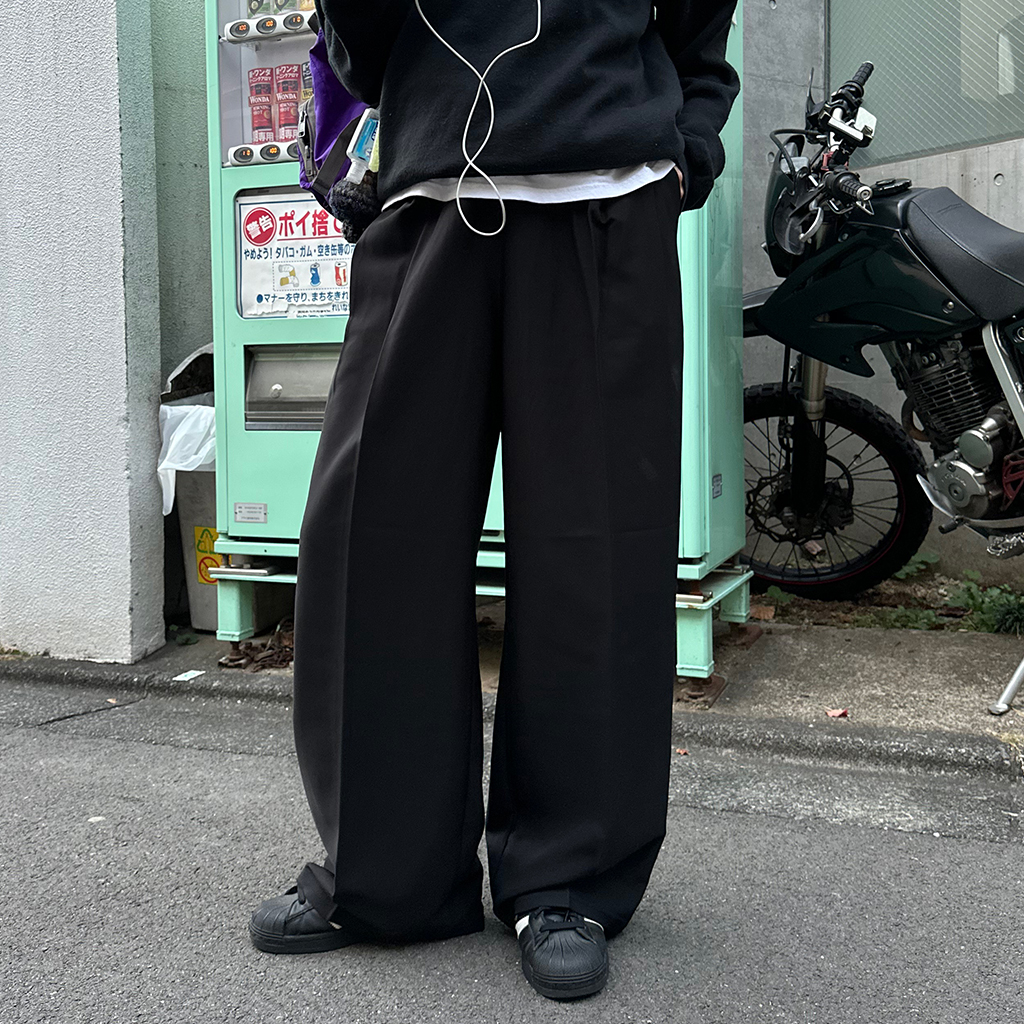 HEUGEN E スラックス　サイズ2 HEUGN / ユーゲン | George 2p wide - Navy | 通販 - 正規取扱店