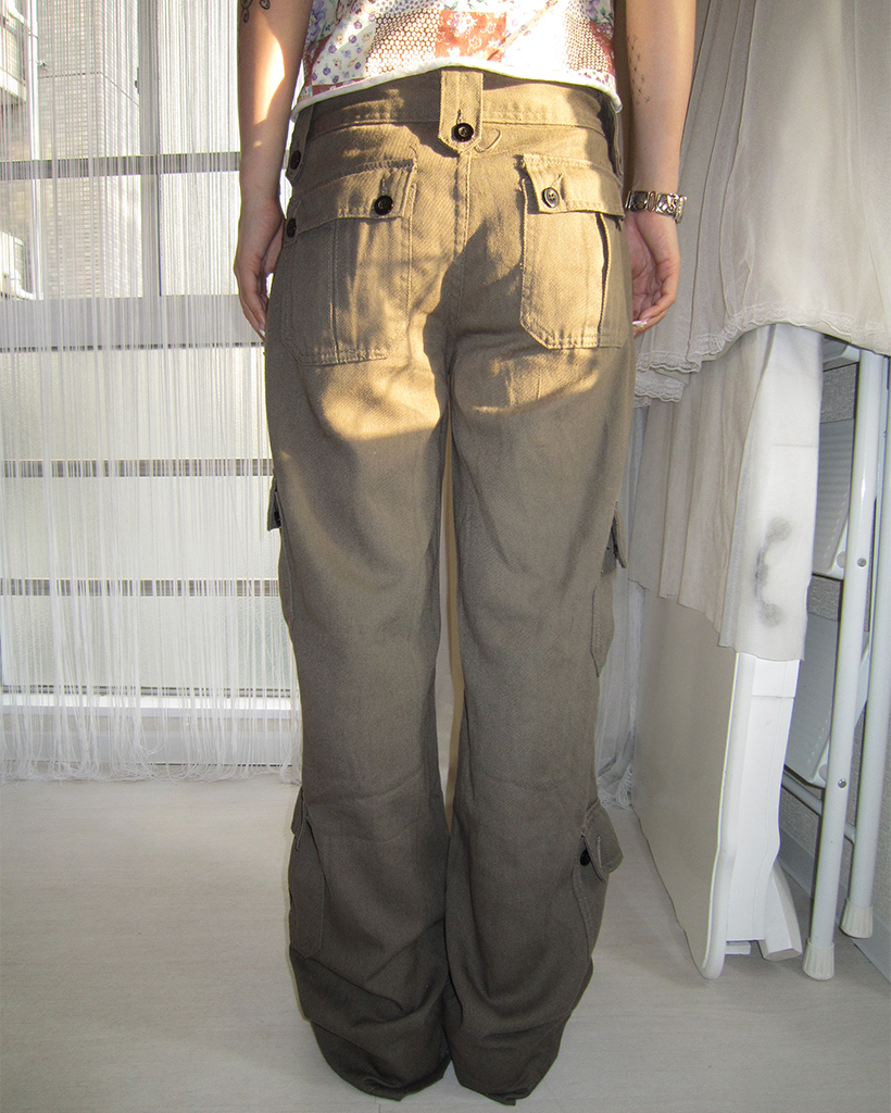 JNCO JEANS　コットンナイロンブレンド２WAYカーゴワークパンツグレー カーゴパンツ メンズ ワイド ゆったりパンツ ワイドパンツ く