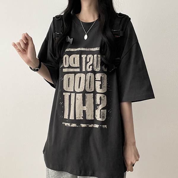 4color]オーバーサイズ半袖Tシャツ | ファッション通販サイト NUGU