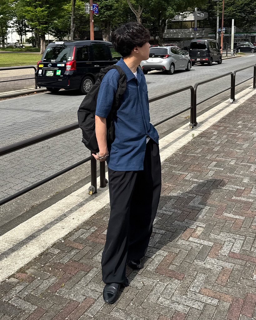 シンプル半袖カラーシャツ | ファッション通販サイト NUGU