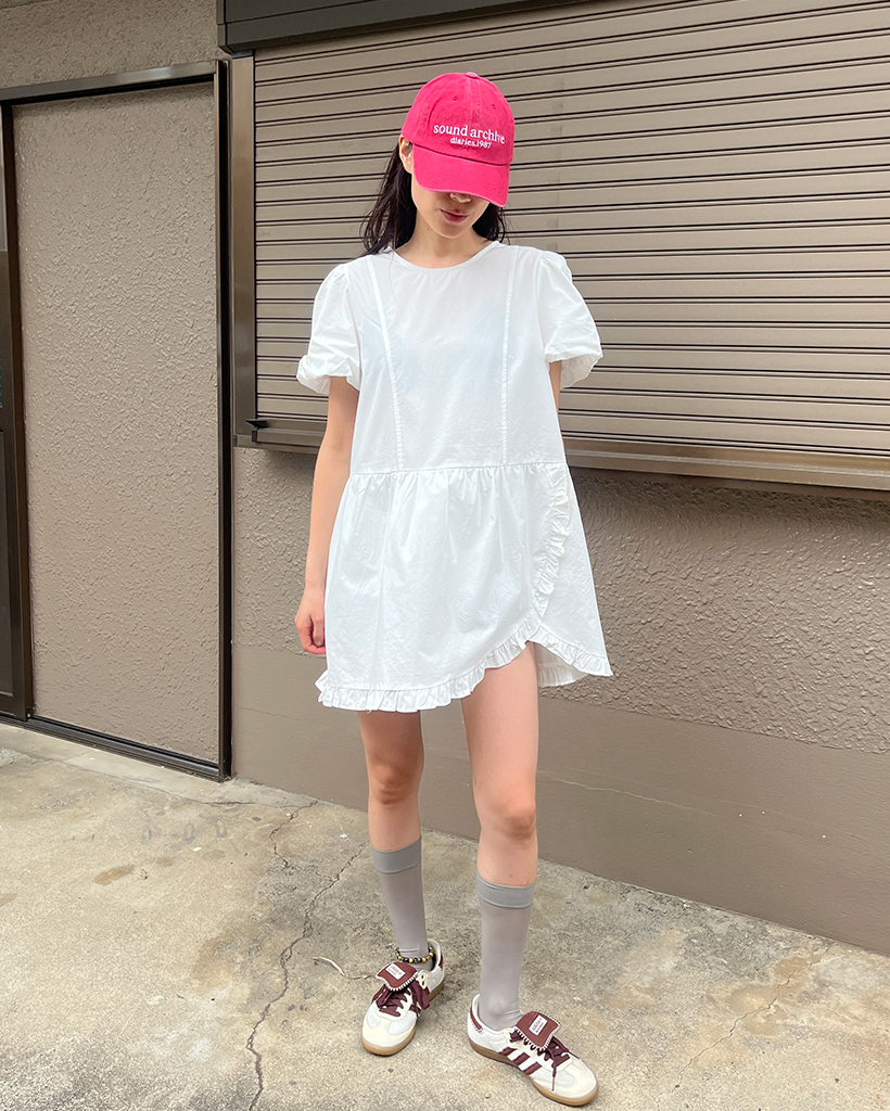HYEON へヨン cabbage onepiece ミニフリルワンピース ヘヨン ミニフリルワンピース - メルカリ