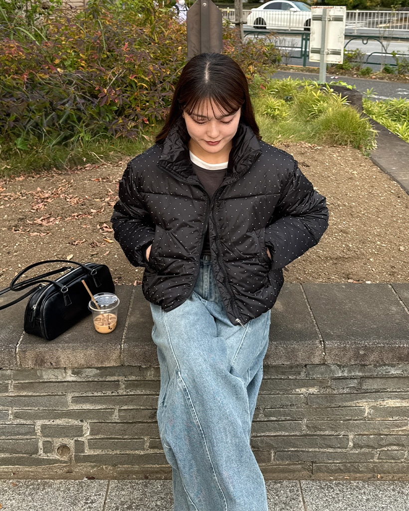 クロップフィットダウンジャケット | ファッション通販サイト NUGU