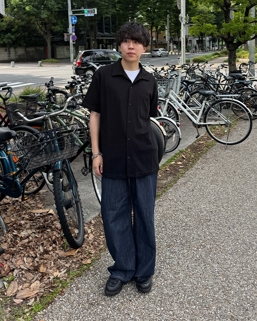 シンプル半袖カラーシャツ | ファッション通販サイト NUGU