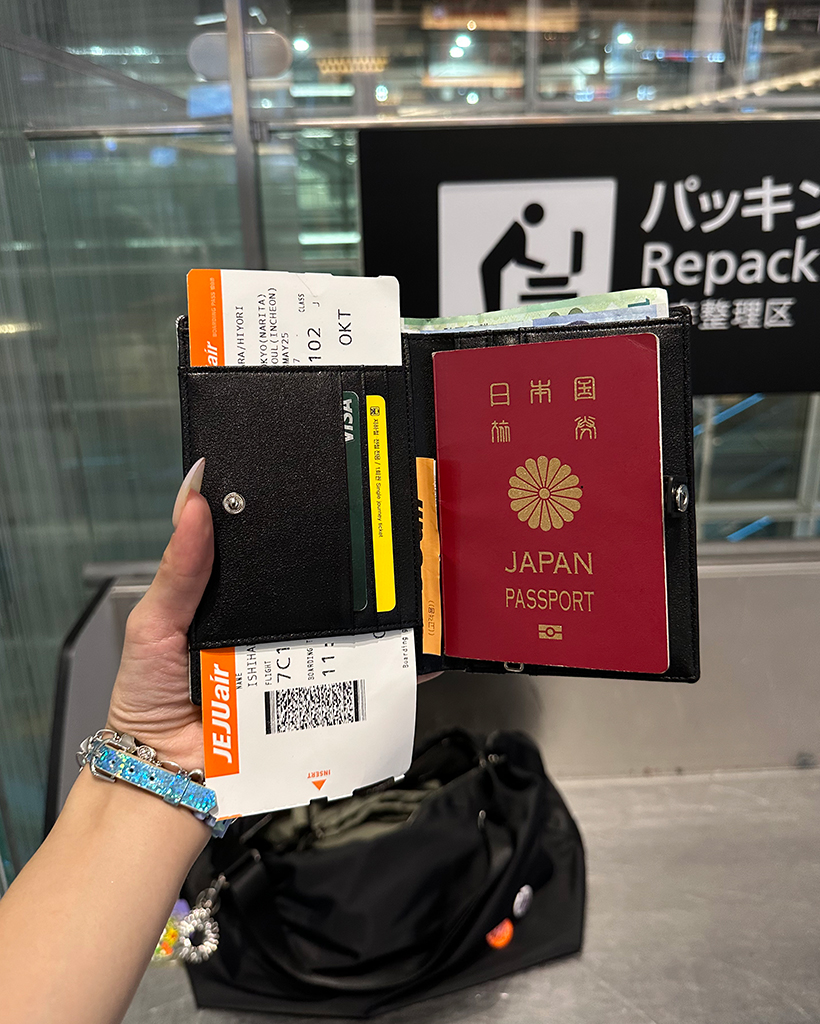 ★送料・関税込★FENNEC★TRIANGLE PASSPORT WALLET★ TRIANGLE PASSPORT WALLET - BLACK - Fennec