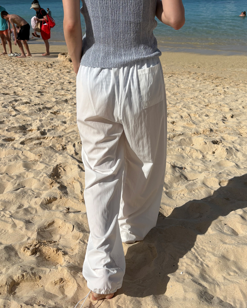 ウエストドローストリングパンツ ドローストリングジョガーパンツ | レディースファッション通販