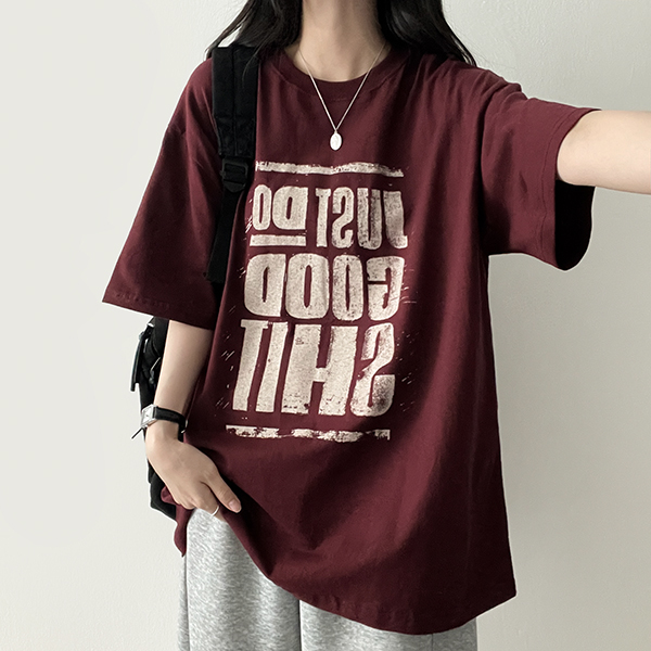 4color]オーバーサイズ半袖Tシャツ | ファッション通販サイト NUGU